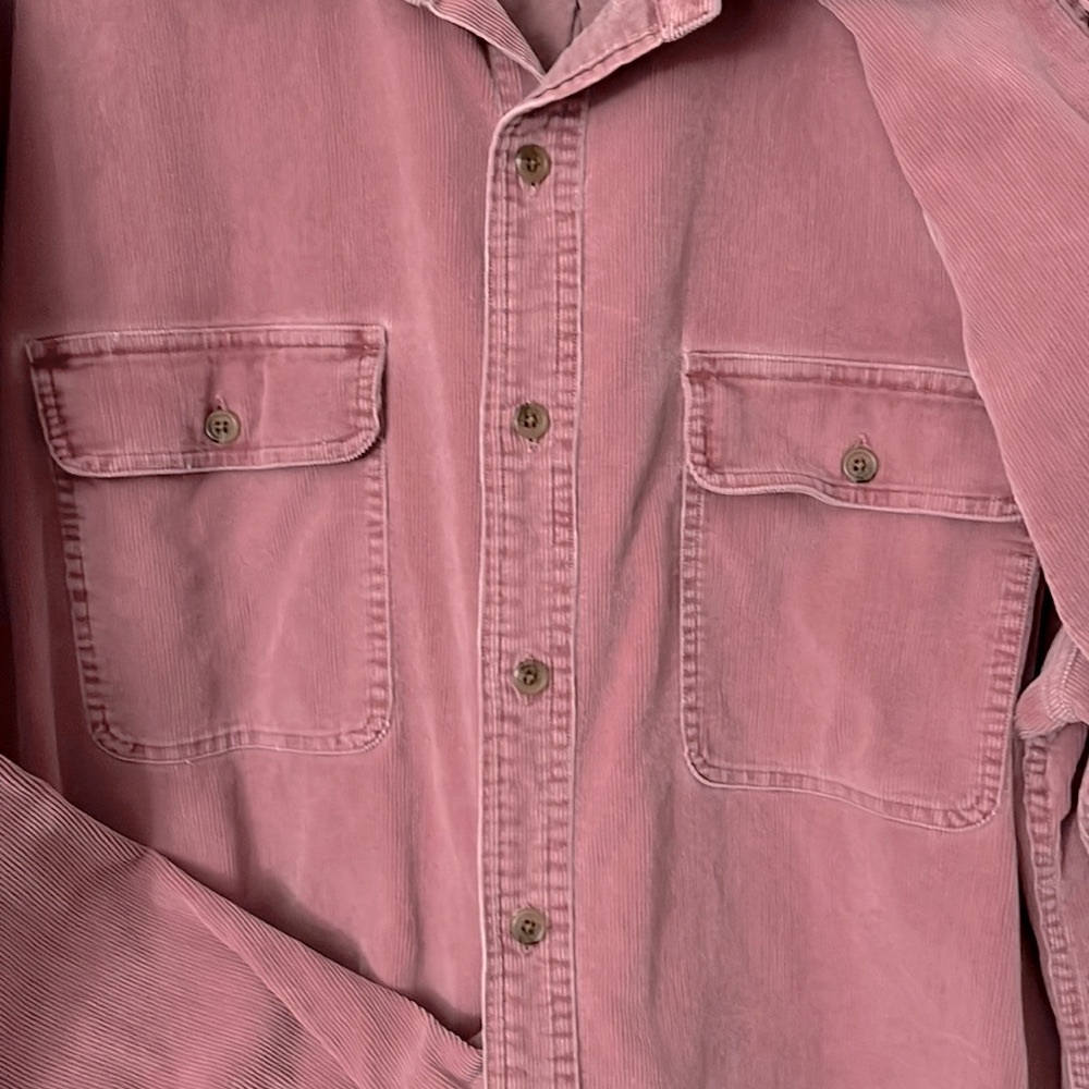 Lands’End Pocketed Corduroy Shirt Shacket XL - Picture 9 of 15